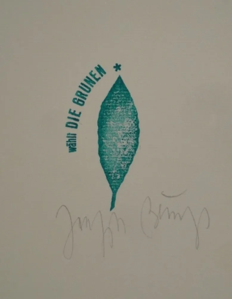 Non Tecnico Beuys - “wählt die Grünen“