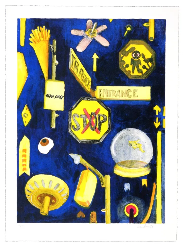 Litografia Boesen - Stop