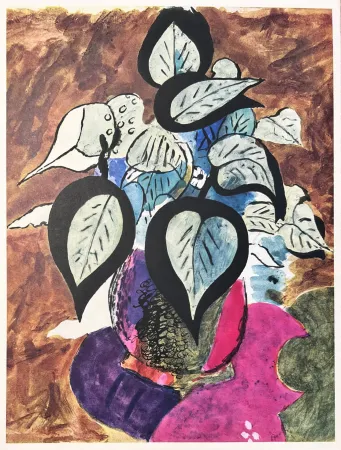 Litografia Braque (After) - Carnets intimes de Braque VIII