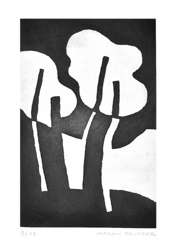 Incisione Brueder - Jardin 1