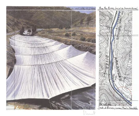 Offset Christo - Over The River Project III