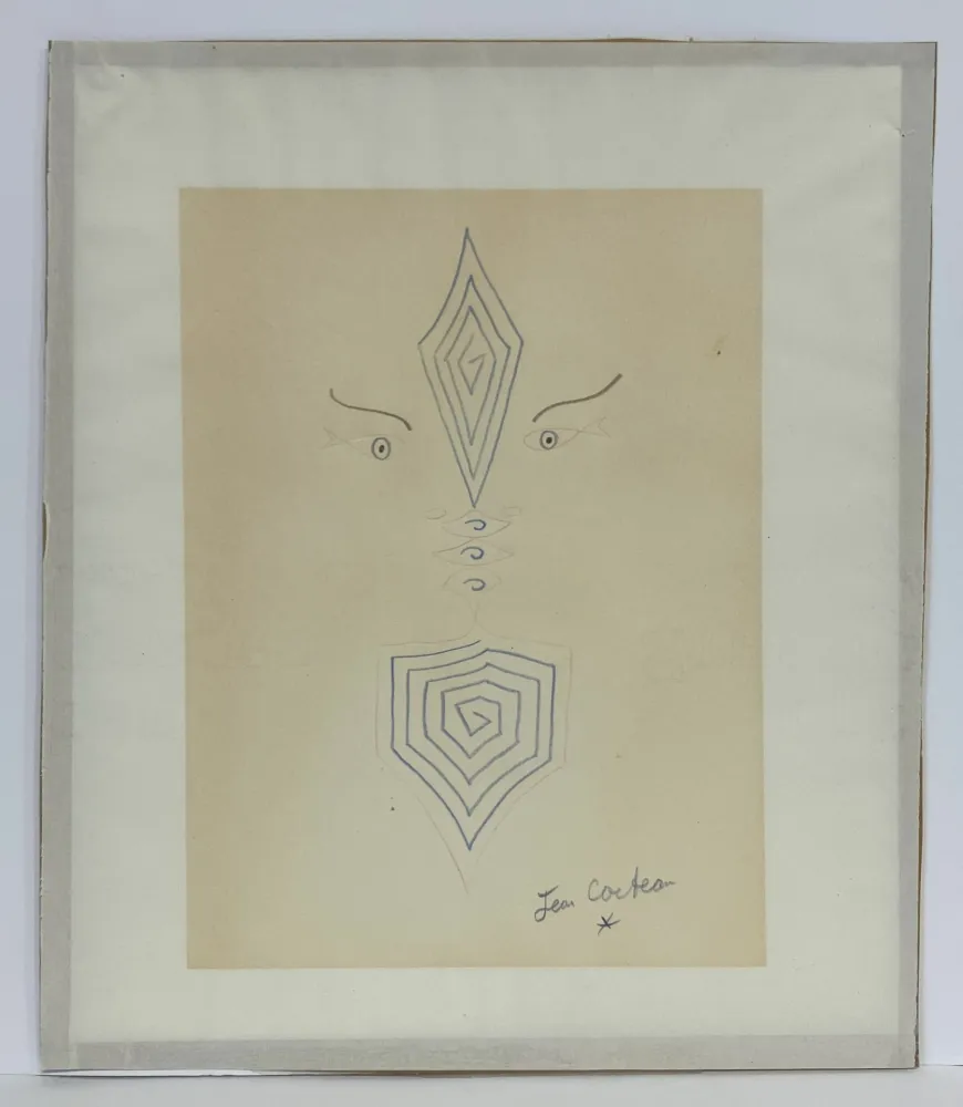 Non Tecnico Cocteau - Deux profils aux arabesques