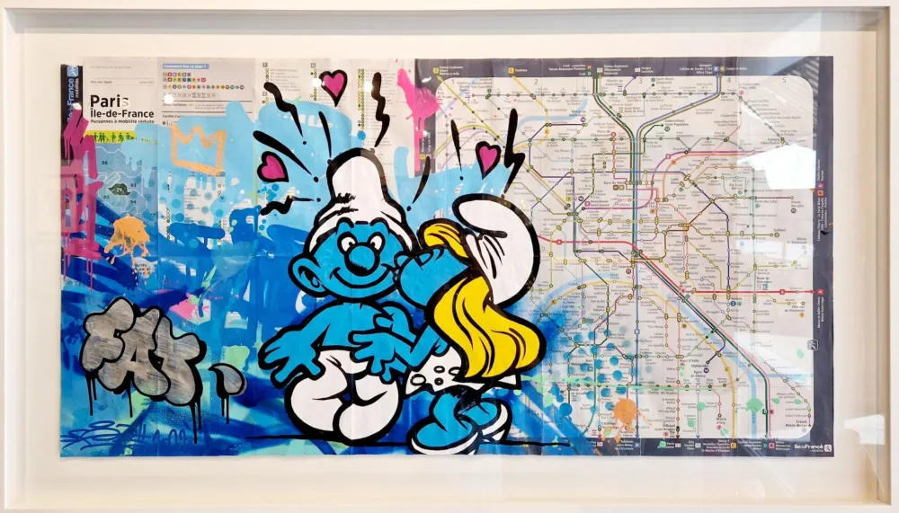 Non Tecnico Fat - Smurfs (Metro Map of Paris)