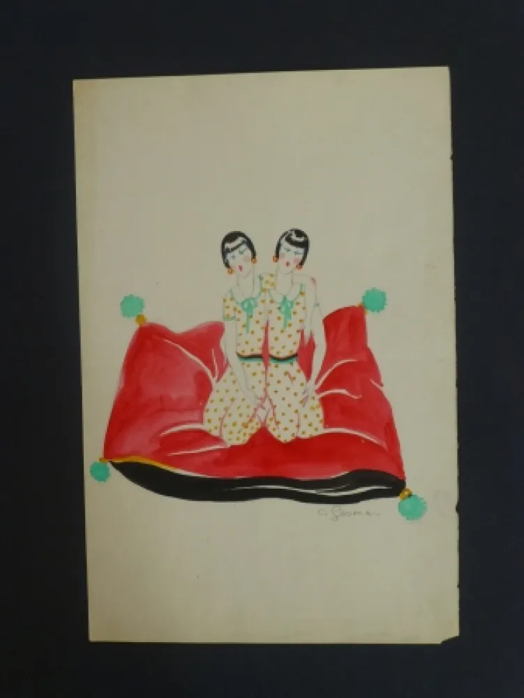 Non Tecnico Gesmar - Les Dolly Sister sur un canapé