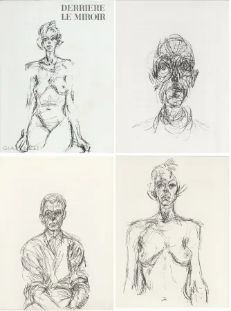 Libro Illustrato Giacometti - GIACOMETTI. DERRIÈRE LE MIROIR N°127. Mai 1961