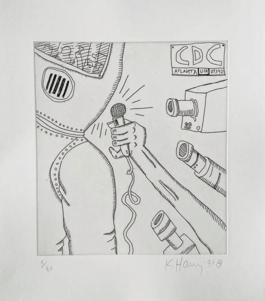 Incisione Haring - The Valley (1)