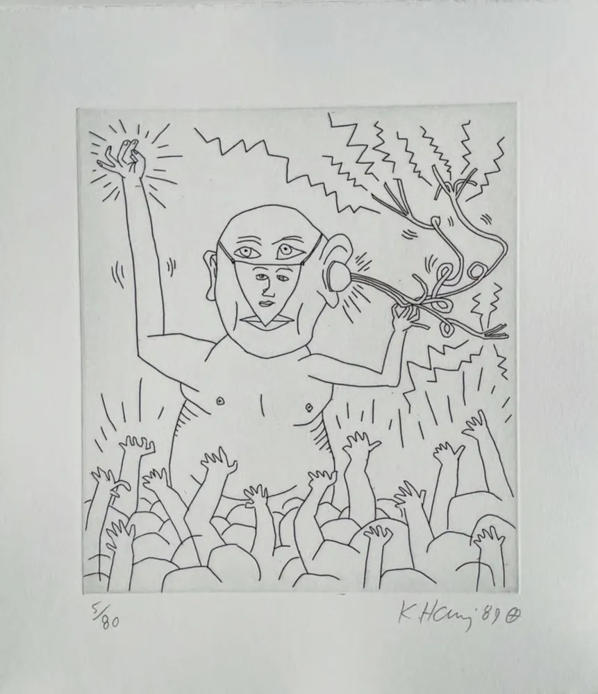 Incisione Haring - The Valley (2)