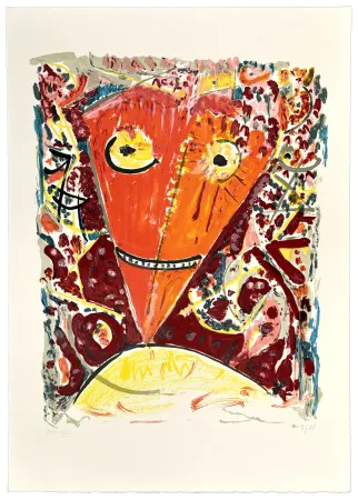 Litografia Jacobsen - Sans Titre