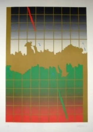 Litografia Lopez Osornio - La otra geometria 8