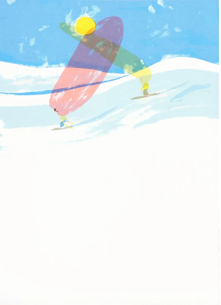 Litografia Mcdonald  - Ski Couple