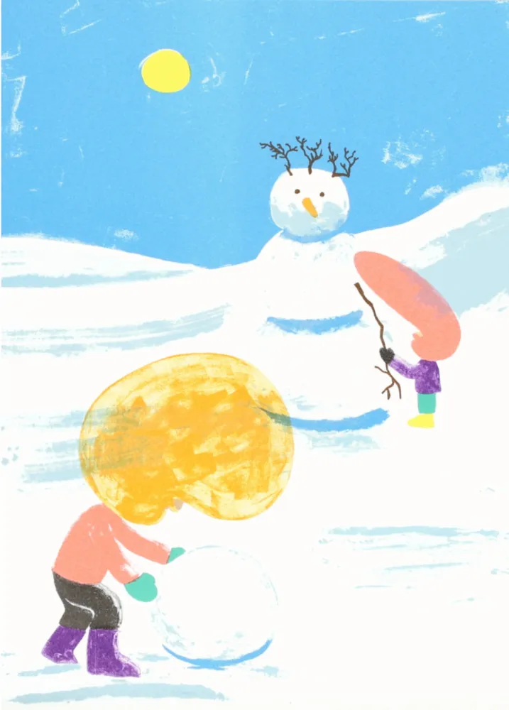 Litografia Mcdonald  - Snowman