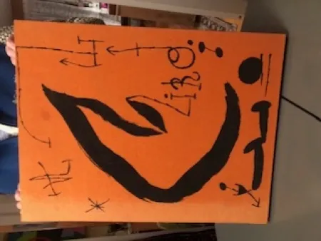 Litografia Miró - Les essencies de la terra