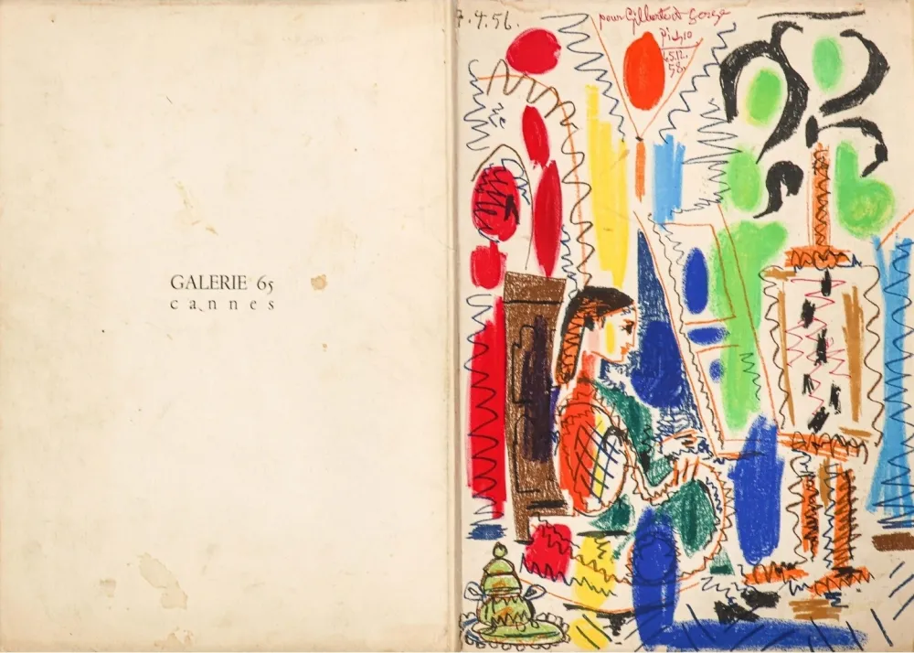 Litografia Picasso - L'atelier de Cannes 1958