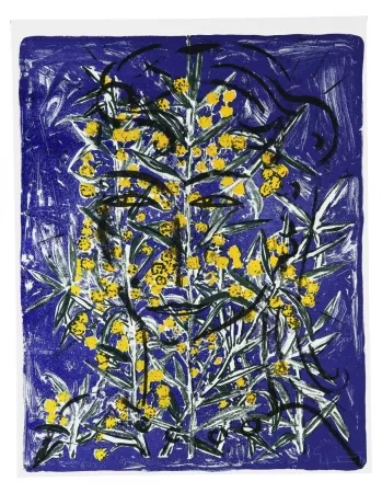 Serigrafia Szczesny - Eva with Mimosa