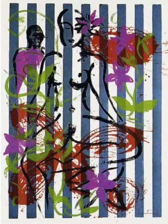 Serigrafia Szczesny - Nude in Jericho Garden