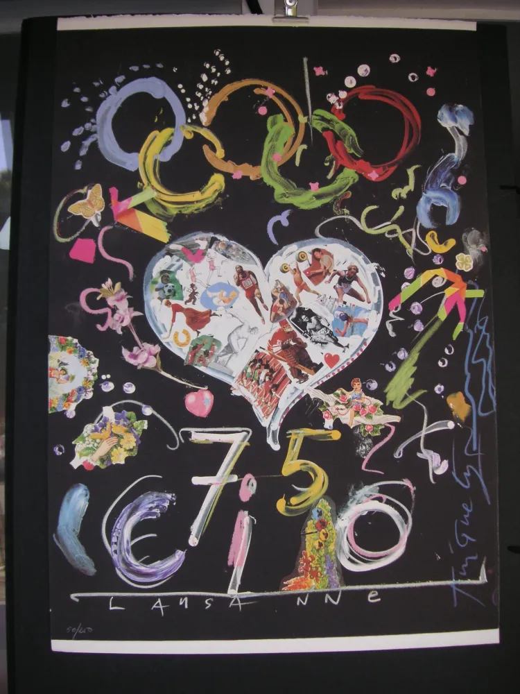 Litografia Tinguely - JO  BARCELONA