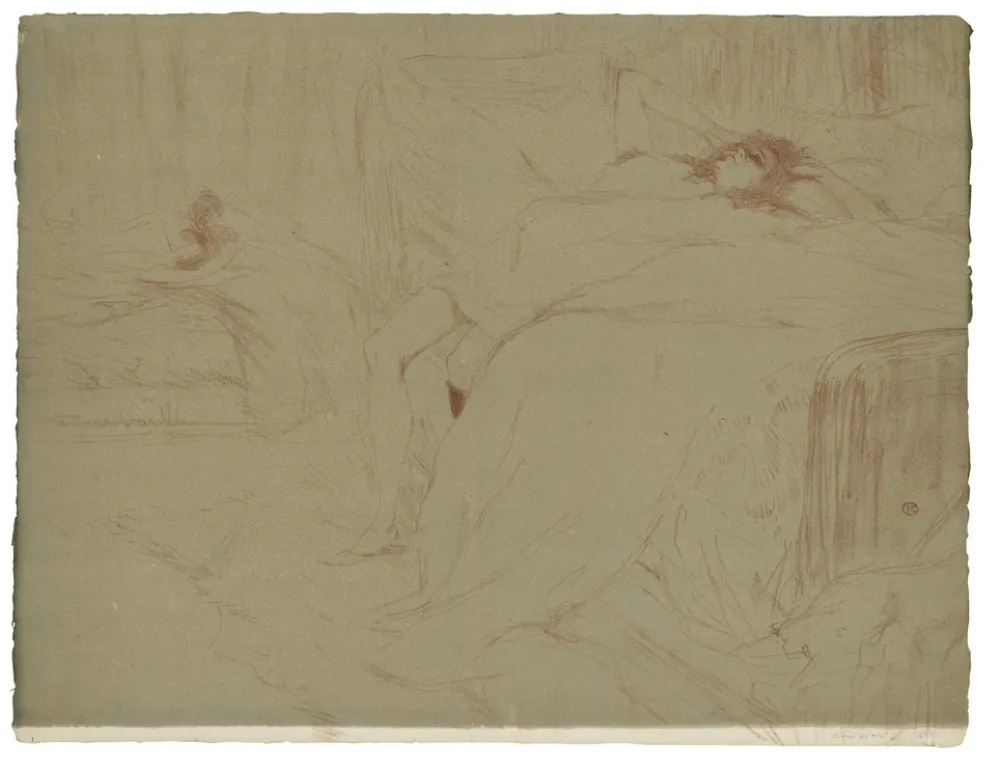 Litografia Toulouse-Lautrec - Elles