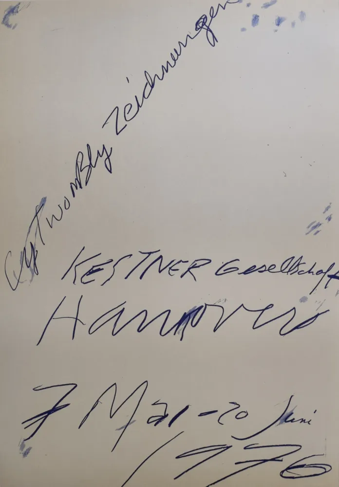 Non Tecnico Twombly - Zeichnungen. Kestner Gesellschaft Hannover 7 Mai – 20 Juni 1976.