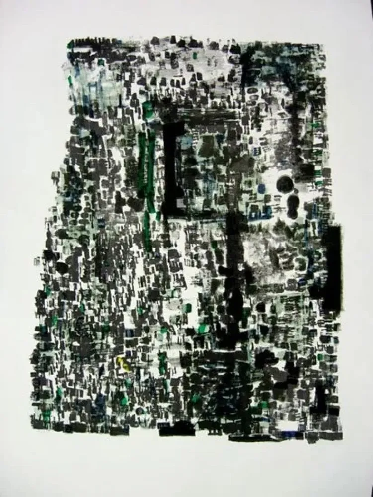 Litografia Vierge - Grottes