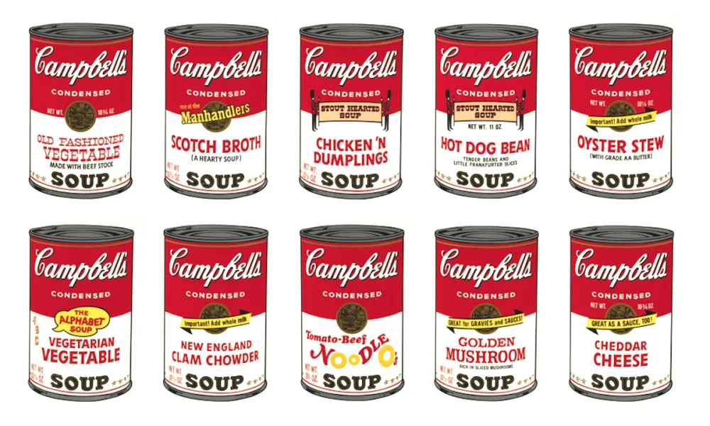 Serigrafia Warhol - Campbell’s Soup II Complete Portfolio