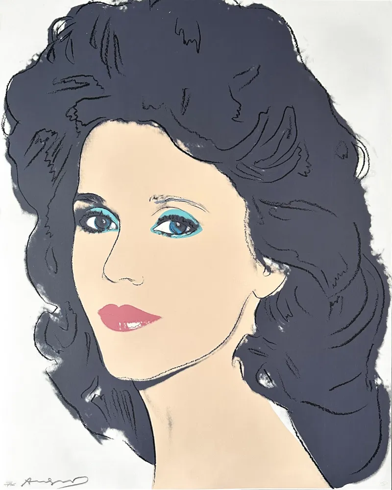 Serigrafia Warhol - Jane Fonda (FS II.268) Trial Proof