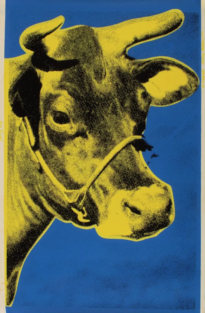 Serigrafia Warhol - Yellow COW