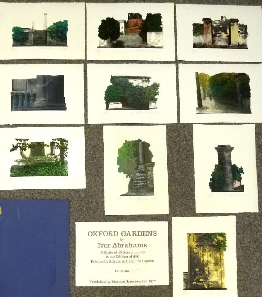 Serigrafia Abrahams - Oxford Gardens I-X