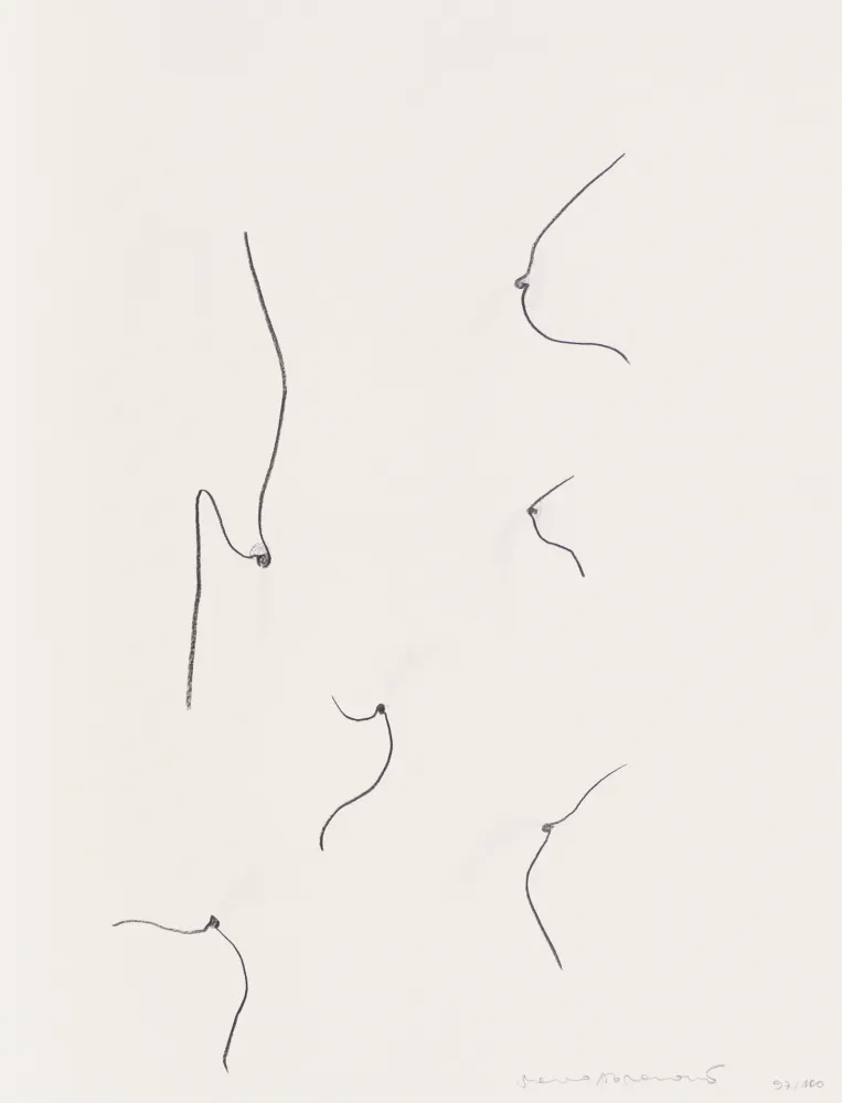 Litografia Abramovic - Untitled