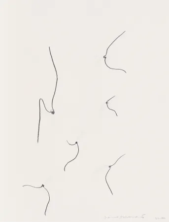 Litografia Abramovic - Untitled