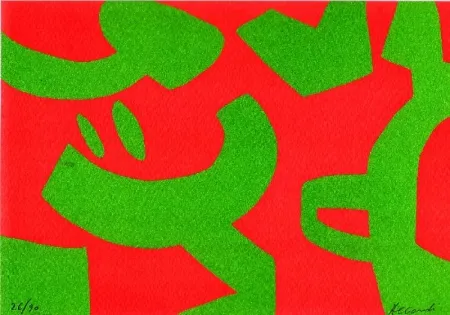 Litografia Accardi - Senza titolo