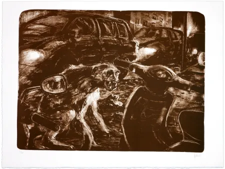 Litografia Aceves Humana - Sans titre