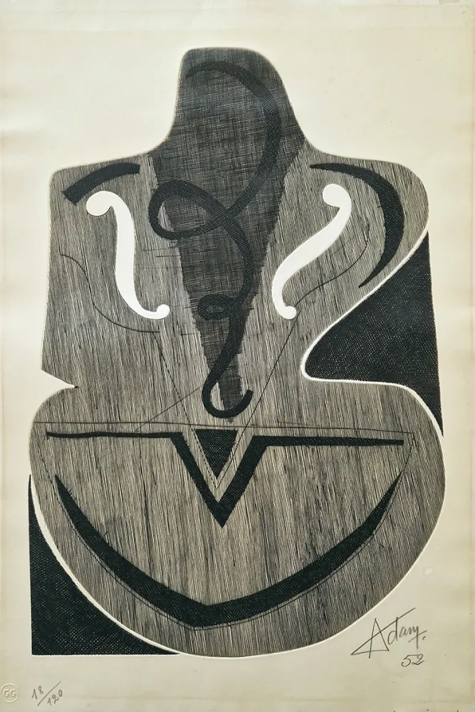 Acquaforte Adam - Le violon