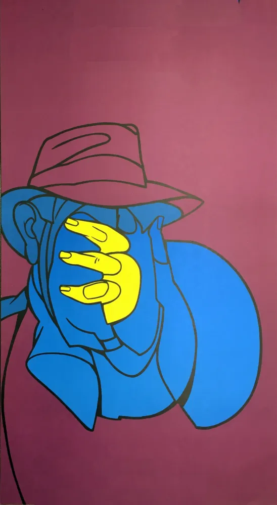 Serigrafia Adami - ADAMI CAEN 1980 : Sérigraphie originale avant la lettre.