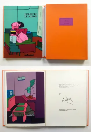Libro Illustrato Adami - ADAMI. Derrière le Miroir n° 188. Nov. 1970. TIRAGE DE LUXE SIGNÉ.