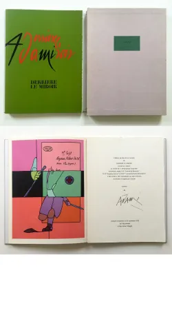 Libro Illustrato Adami - ADAMI. Derrière le Miroir n° 206. Nov. 1973. TIRAGE DE LUXE SIGNÉ.