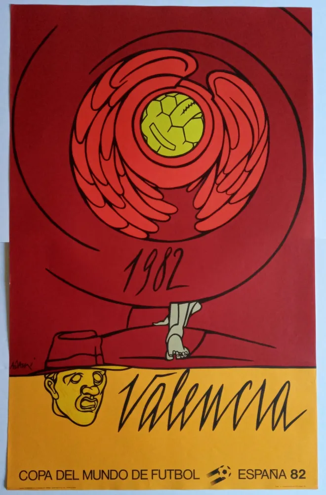 Manifesti Adami - Copa del Mundo 1982 - Valencia