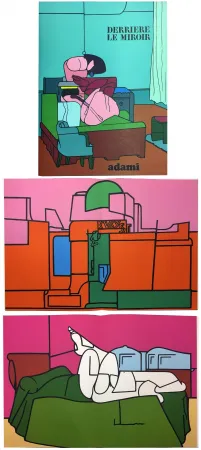 Libro Illustrato Adami - Derrière le Miroir n° 188. ADAMI. Novembre 1970.