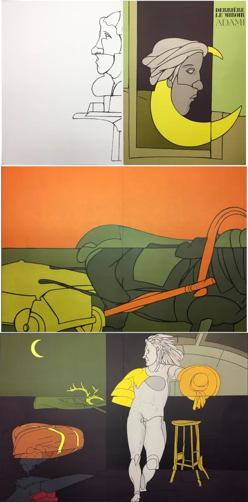 Libro Illustrato Adami - Derrière le Miroir n° 239. ADAMI. Mai 1980.