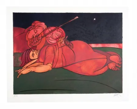 Litografia Adami - Etoile du matin