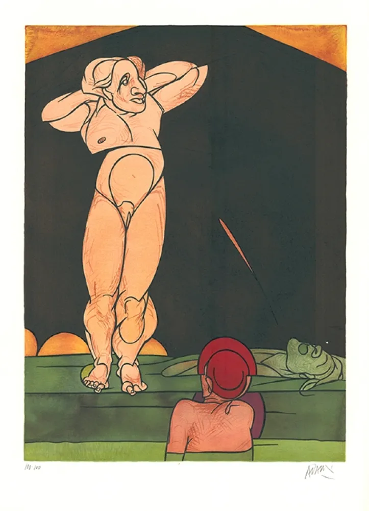 Litografia Adami - Feuille de vigne