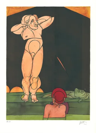 Litografia Adami - Feuille de vigne