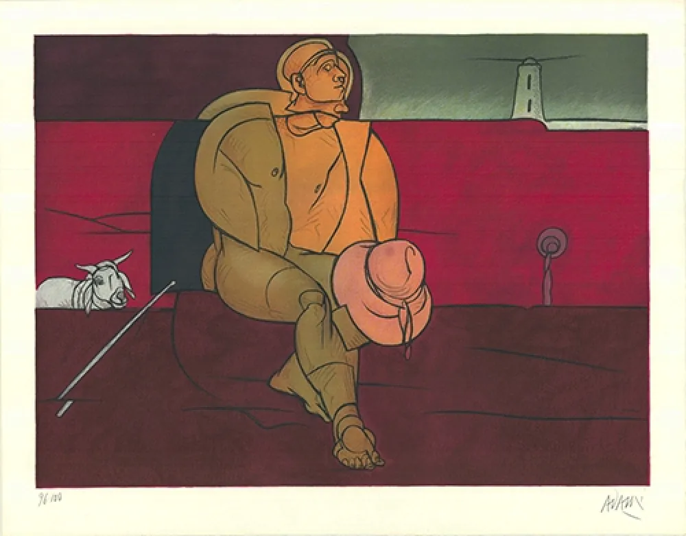 Litografia Adami - Gardien de phare