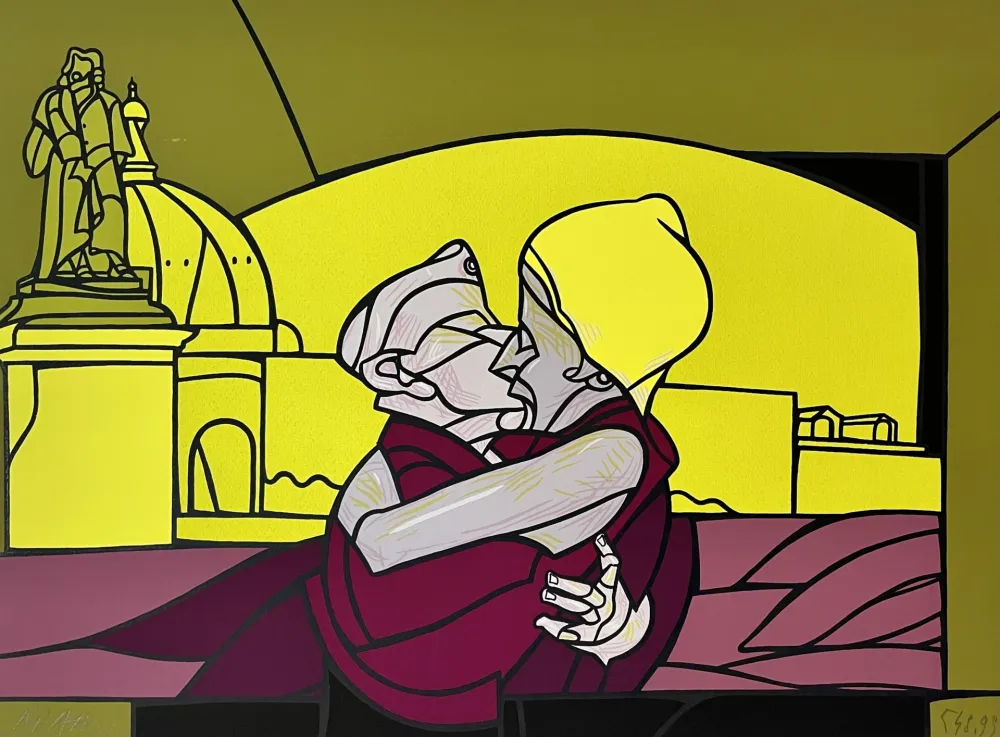 Litografia Adami - Le Baiser