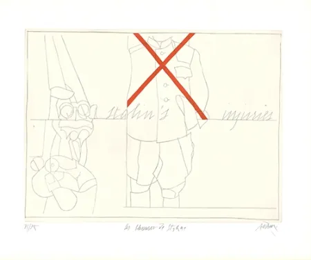 Incisione Adami - Les blessures de Staline / Stalin's Injuries