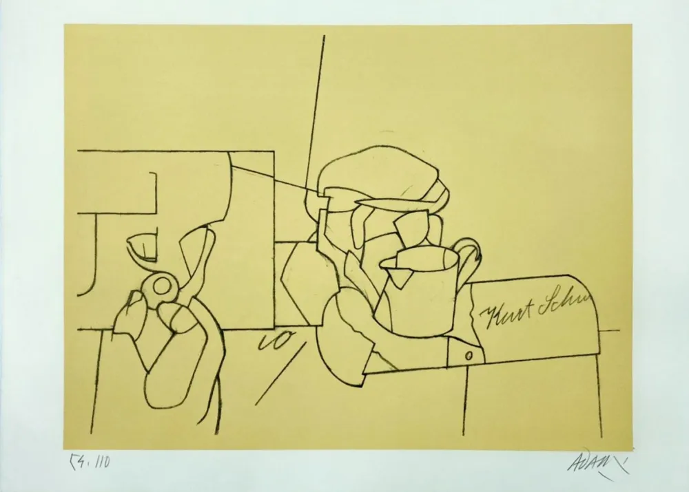 Litografia Adami - Sans Titre