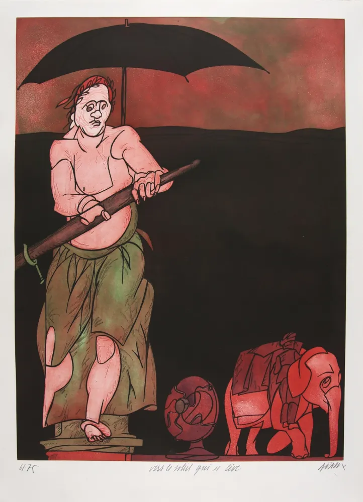 Acquaforte E Acquatinta Adami - Vers le soleil qui se lève 