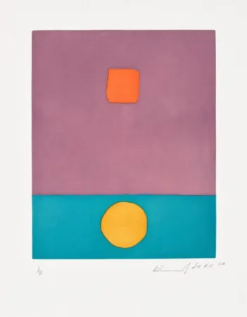 Incisione Adnan - La Soleil a Vécu (The Sun has Lived)