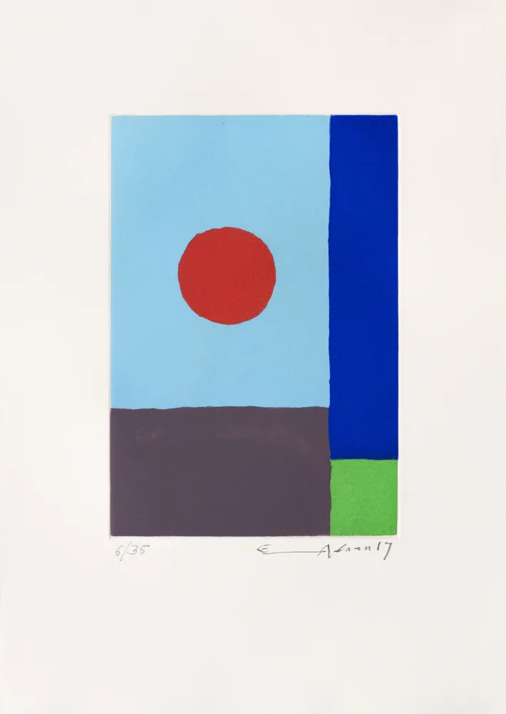 Incisione Adnan - Power of the Sun