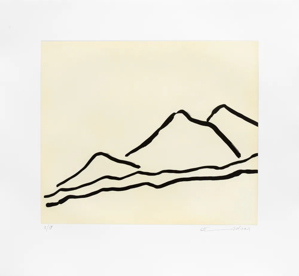 Incisione Adnan - Quelque part...