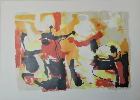 Litografia Afro - Composizione